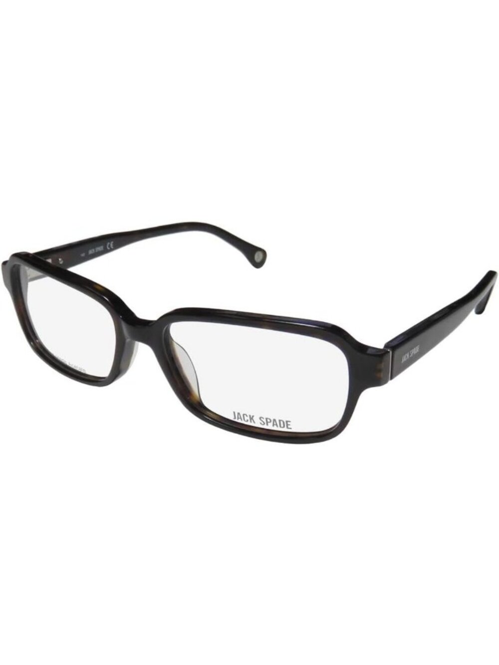 Classic Rectangular Full-Rim Eyeglasses for Men & Women, Tortoise, Collectible